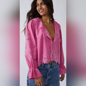 NWT Free People Maisie Cutwork